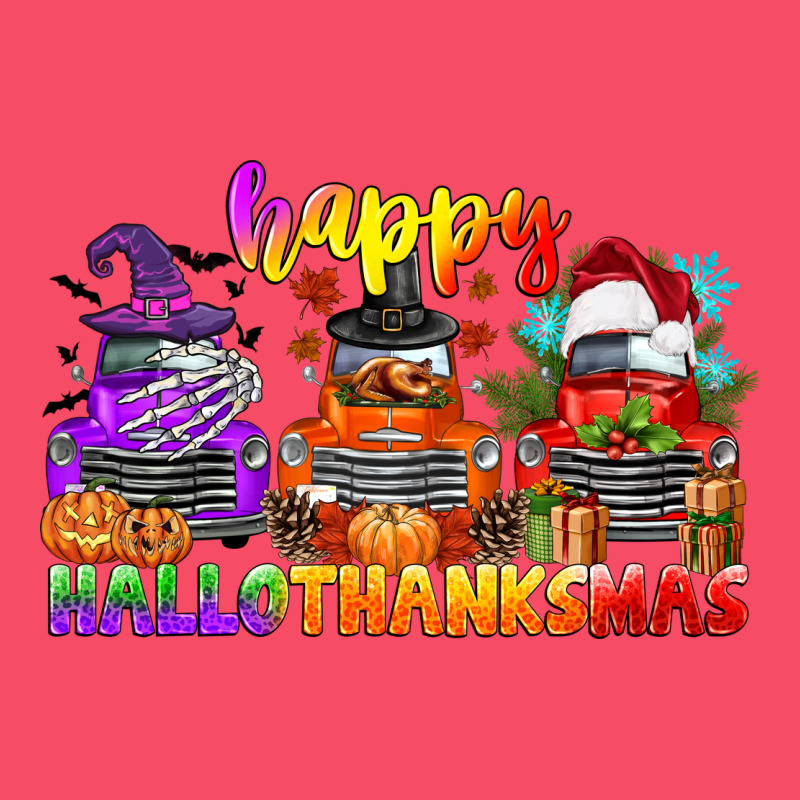 Happy Hallothanksmas Truck Premium Sweatshirt by CowGirlArtShop | Teevron