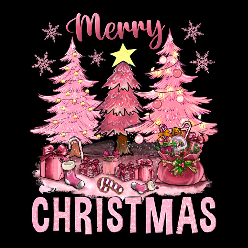 Pink Merry Christmas Bbs Ladies Tee by BundleAndBundleShop | Teevron