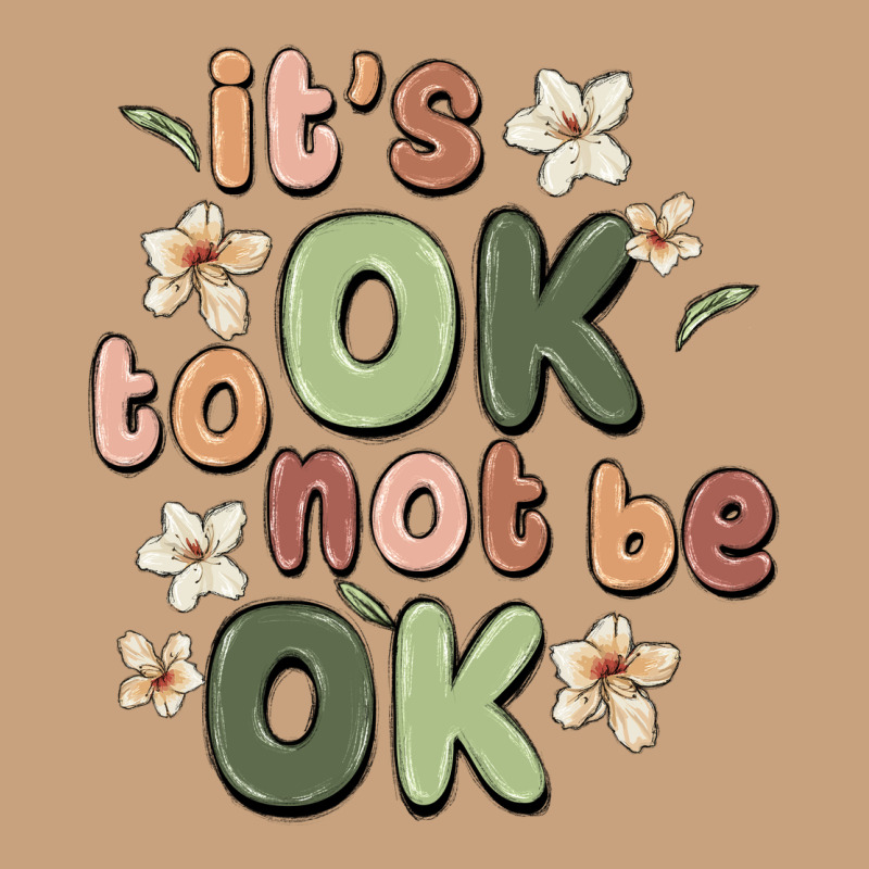 It's Ok To Not Be Ok Vintage Tee by MaliasSmallBusiness | Teevron