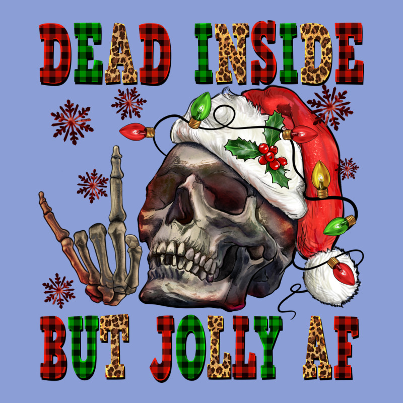 Dead Inside But Jolly Af Long Sleeve Tee by NancyCooperArtShop | Teevron