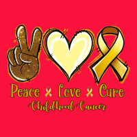 Peace Love Cure Bone Cancer Classic Tee | Teevron