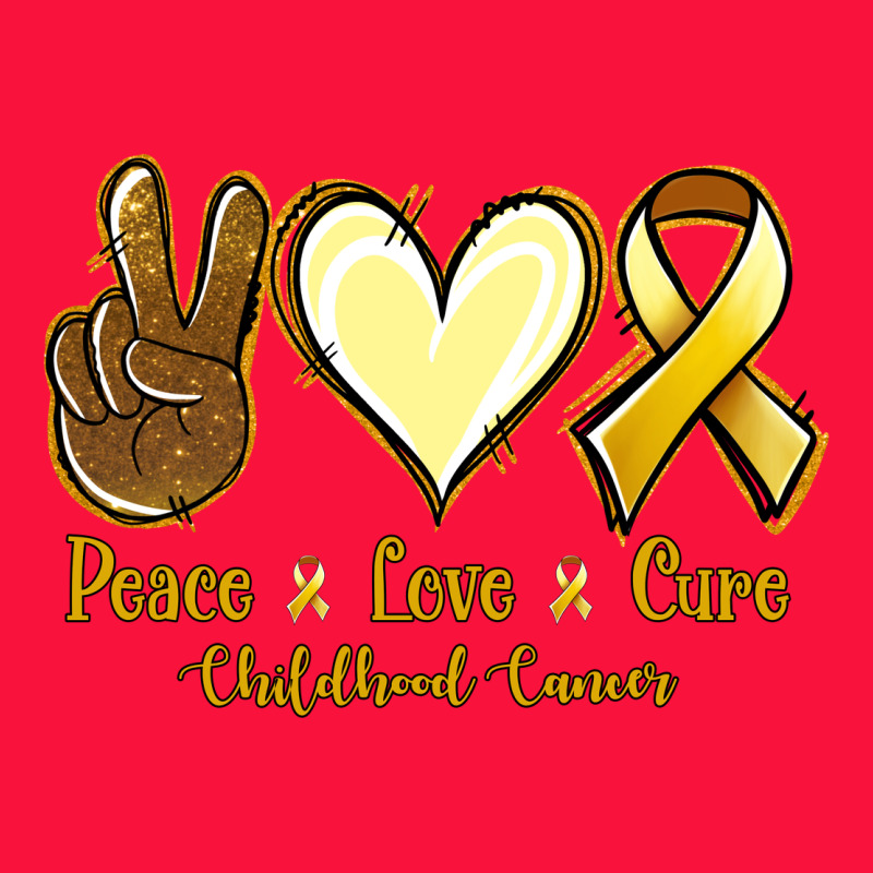 Peace Love Cure Bone Cancer Classic Tee by NancyCooperArtShop | Teevron