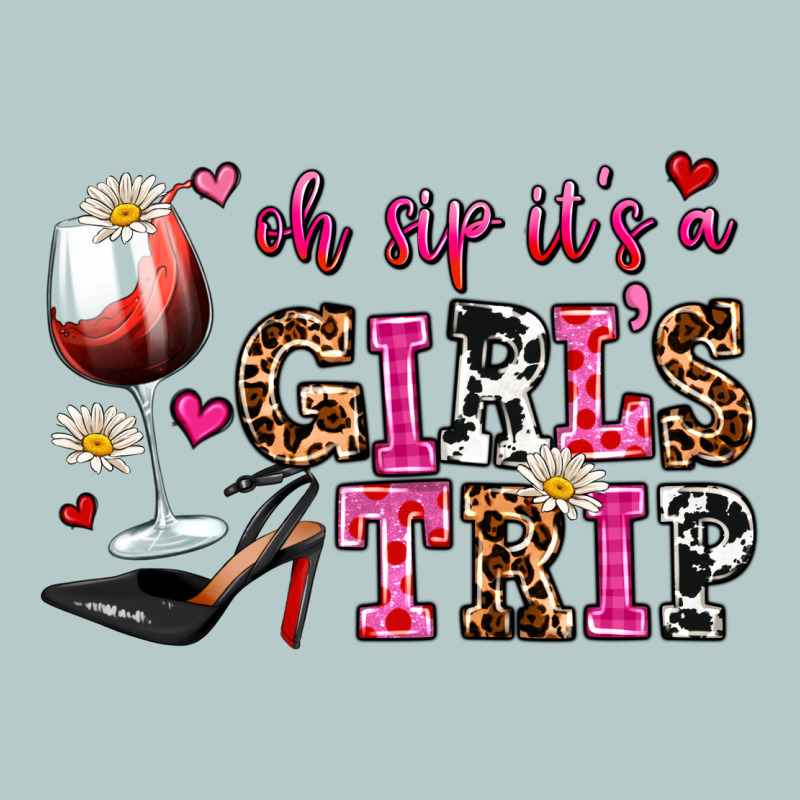 Oh Sip Its A Girls Trip Heavy Core Tee by AdoDesignShop | Teevron