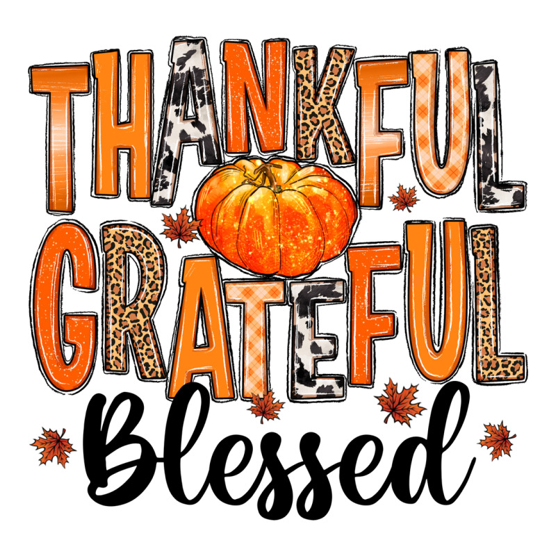Thankful Grateful Blessed Long Sleeve Tee by MaliasSmallBusiness | Teevron