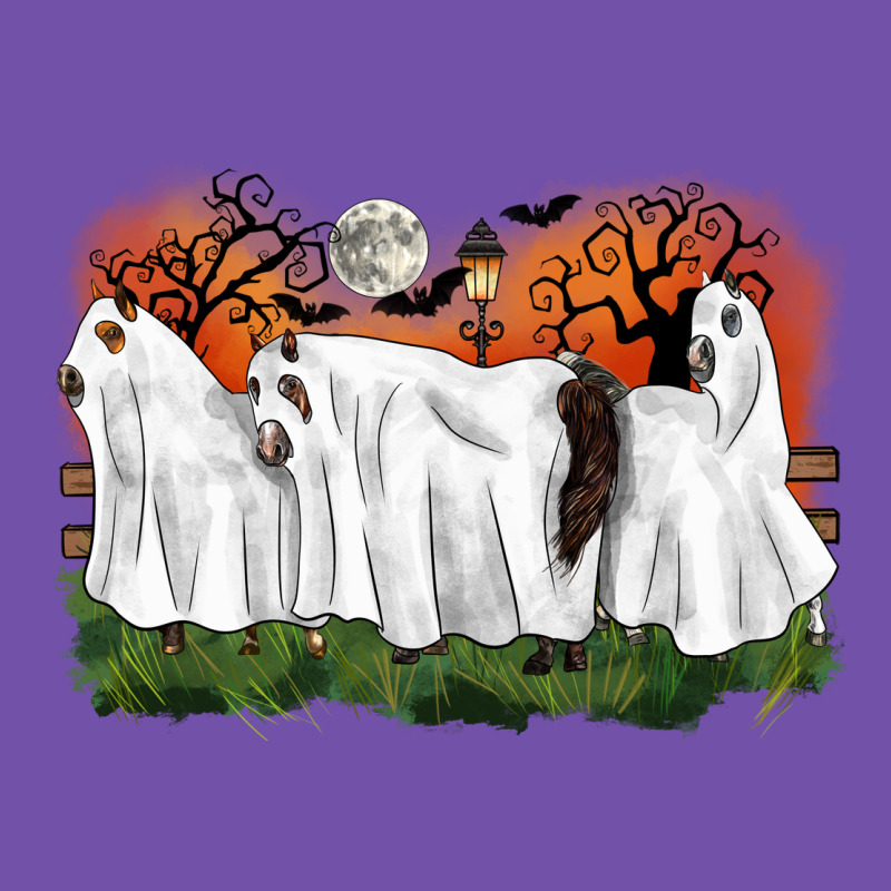 Ghost Horses Halloween Premium Sweatshirt by CowGirlArtShop | Teevron