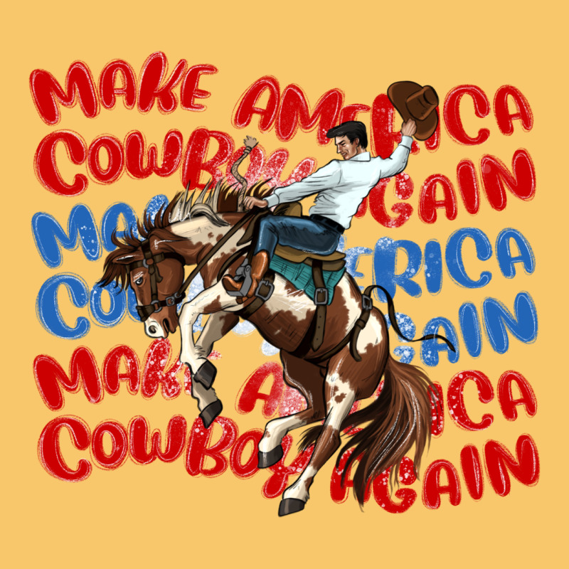 Make America Cowboy Again Vintage Hoodie by MaliasSmallBusiness | Teevron