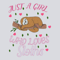 Just A Girl Who Lowes Sloths Zipper Hoodie | Teevron