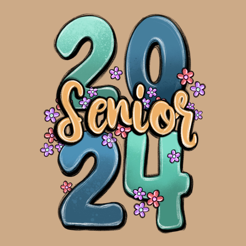 Senior 2024 Vintage Hoodie by MaliasSmallBusiness | Teevron