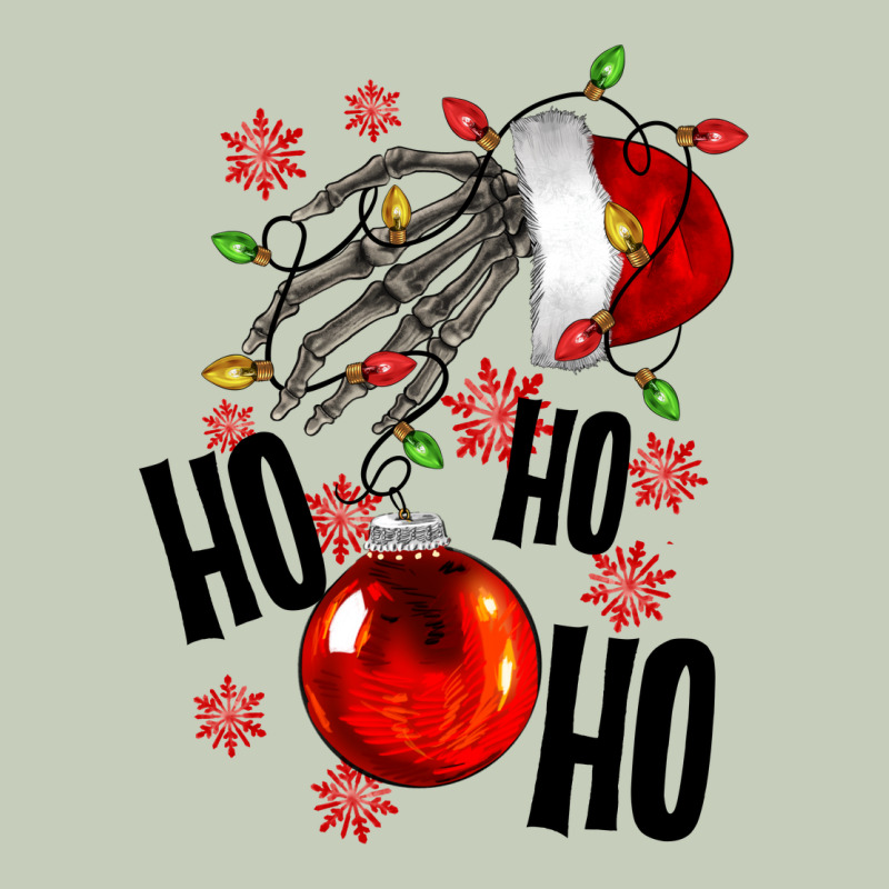 Ho Ho Ho Skeleton Long Sleeve Tee by NancyCooperArtShop | Teevron