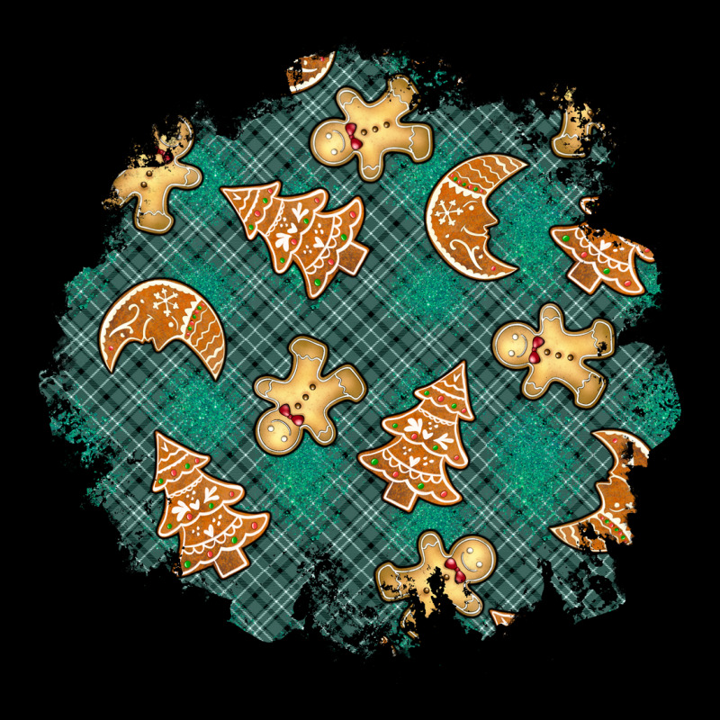 Christmas Gingerbread Cookies Patch Heavy Core Tee by BundleAndBundleShop | Teevron