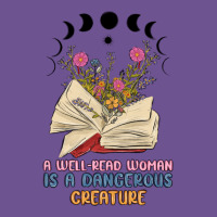 A Well Read Woman Is A Dangerous Creature Vintage Tee | Teevron