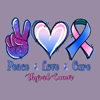 Peace Love Cure Thyroid Cancer Classic Tee | Teevron