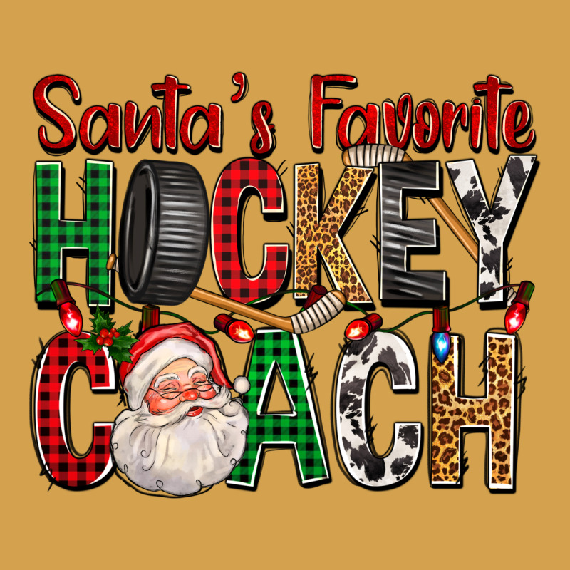 Santa's Favorite Hockey Coach For Christmas Urban Hoodie by FaDigitalArtStudio | Teevron