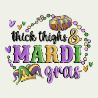 Thick Thighs Mardi Gras Urban Heavy Tee | Teevron
