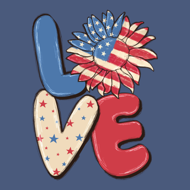Love 4th Of July Vintage Hoodie by MaliasSmallBusiness | Teevron