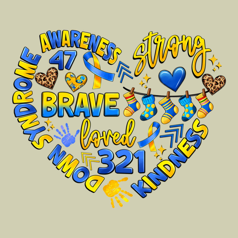 Down Syndrome Awareness Heart Heavy Core Tee by Artiststas | Teevron