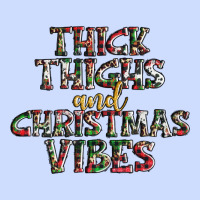 Thick Thighs And Christmas Vibes Urban Heavy Tee | Teevron