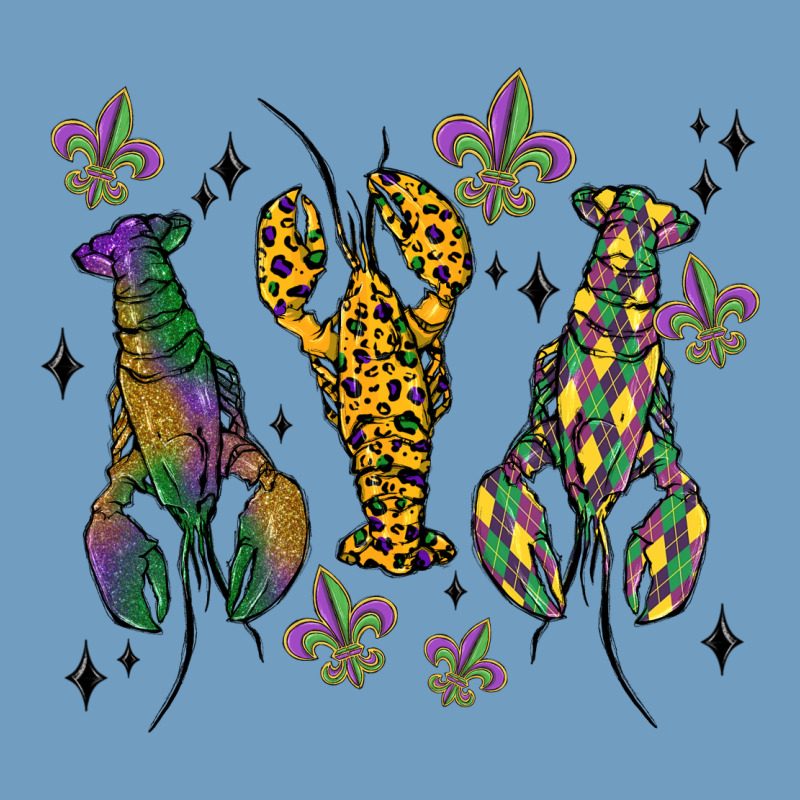 Mardi Gras Crawfish Urban Heavy Tee by MaliasSmallBusiness | Teevron