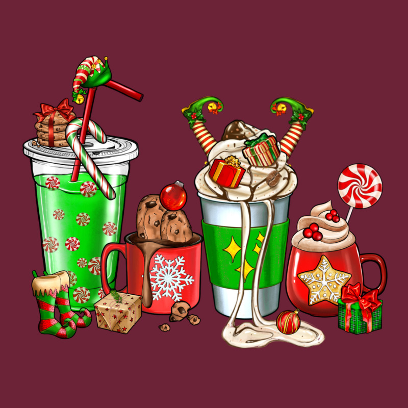 Elf Coffee Cups Long Sleeve Tee by NancyCooperArtShop | Teevron