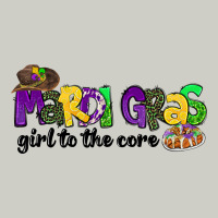 Mardi Gras Girl To The Core Heavyweight Hoodie | Teevron