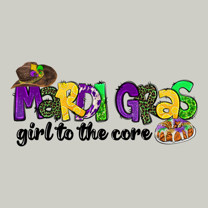 Mardi Gras Girl To The Core Heavyweight Hoodie by CowGirlArtShop | Teevron
