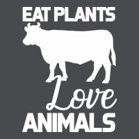 Eat Plants Love Animals Zipper Hoodie | Teevron