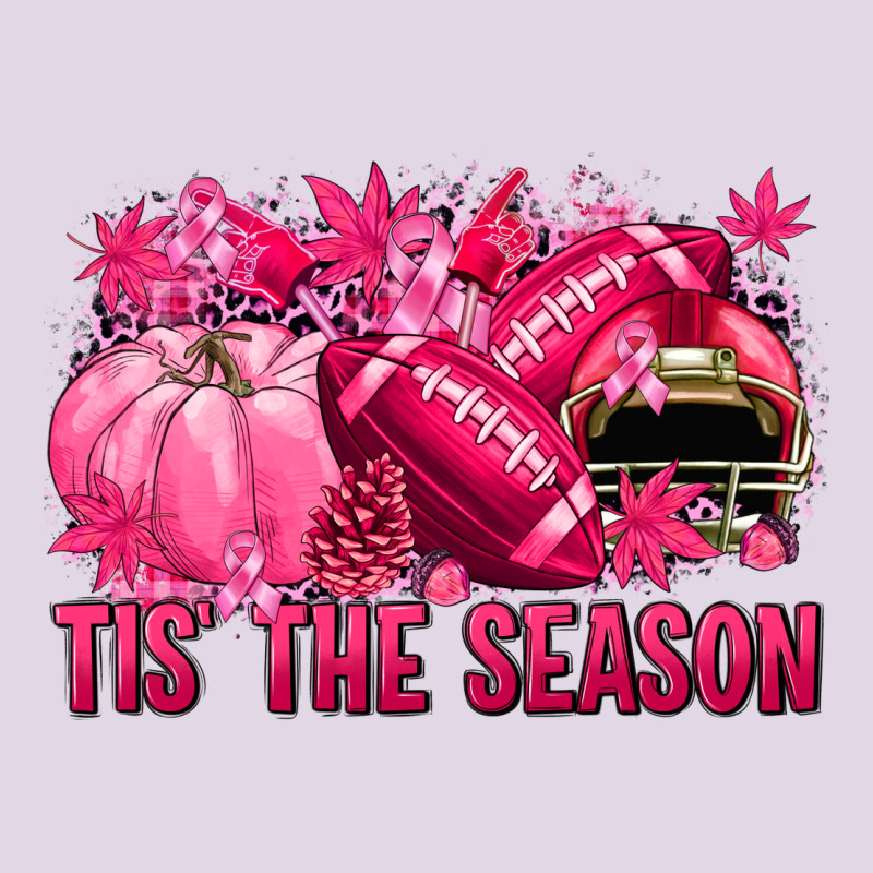 Tis' The Season Football Breast Cancer Classic Tee by NancyCooperArtShop | Teevron