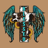 Western Wings Cross Blessed Vintage Hoodie | Teevron