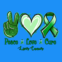 Peace Love Cure Liver Cancer Classic Tee | Teevron