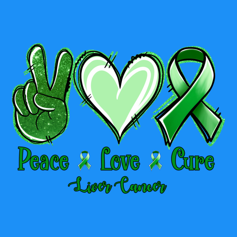 Peace Love Cure Liver Cancer Classic Tee by NancyCooperArtShop | Teevron