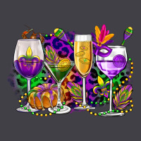 Mardi Gras Wine Glasses Cowgirl Heavyweight Hoodie | Teevron