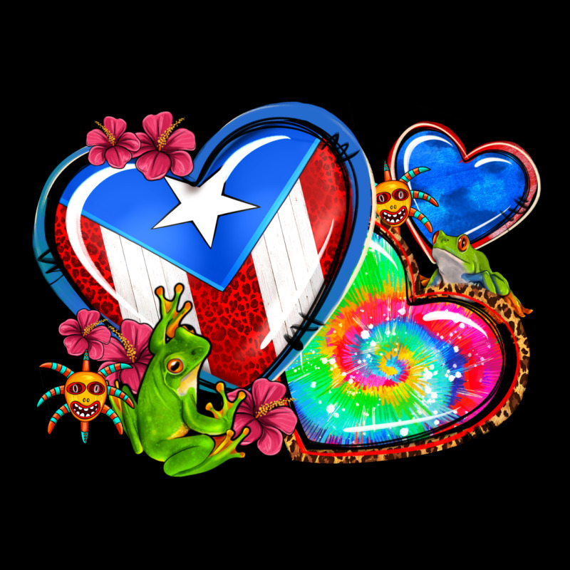 Western Leopard Puerto Rico   Hearts Ladies Tee by AdoDesignShop | Teevron