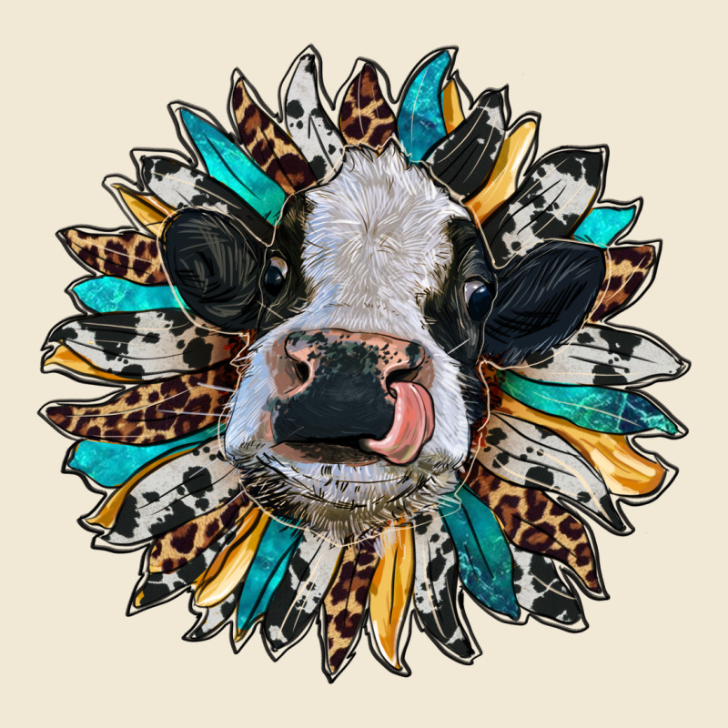 Baby Cow With Sunflower Ladies Tee by RanaPortraitStore | Teevron