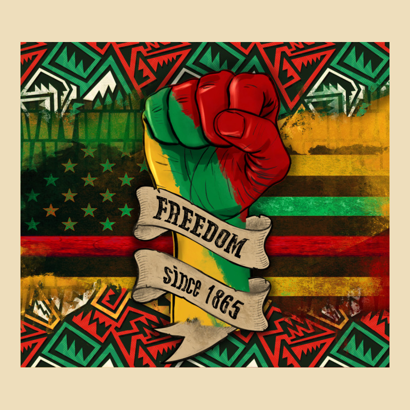 Juneteenth Freedom Since 1865 Premium Hoodie by CowGirlArtShop | Teevron