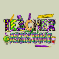 Mardi Gras Teacher Assistant Heavyweight Hoodie | Teevron