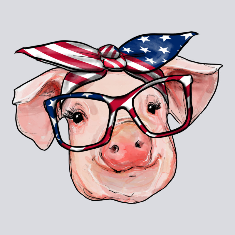 American Flag With Pig Zipper Hoodie by RanaPortraitStore | Teevron