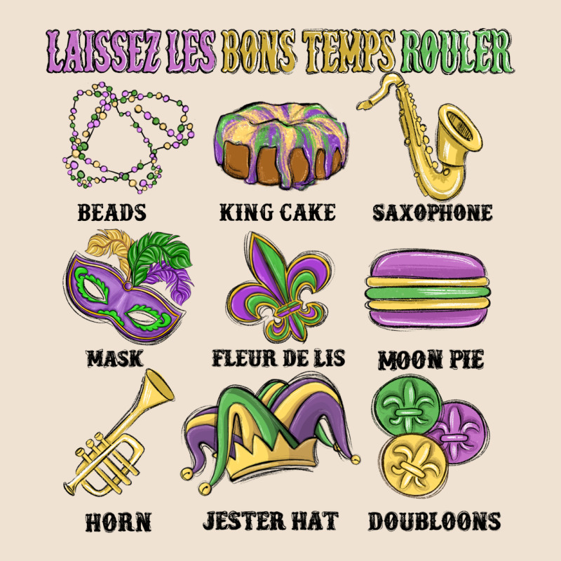 Laissez Les Bons Temps Rouler Urban Heavy Tee by MaliasSmallBusiness | Teevron