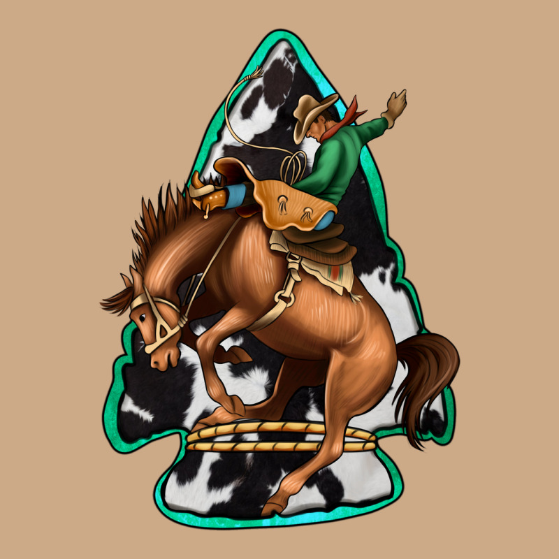 Bucking Bronco Arrowhead Vintage Hoodie by Jasminsmagicworld | Teevron