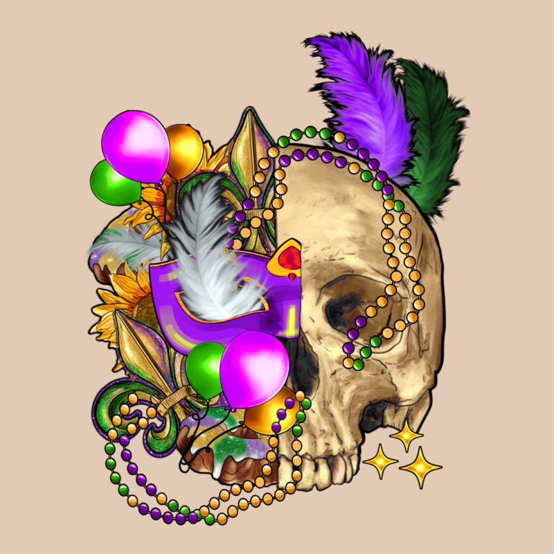 Mardi Gras Skull Urban Hoodie by FaDigitalArtStudio | Teevron