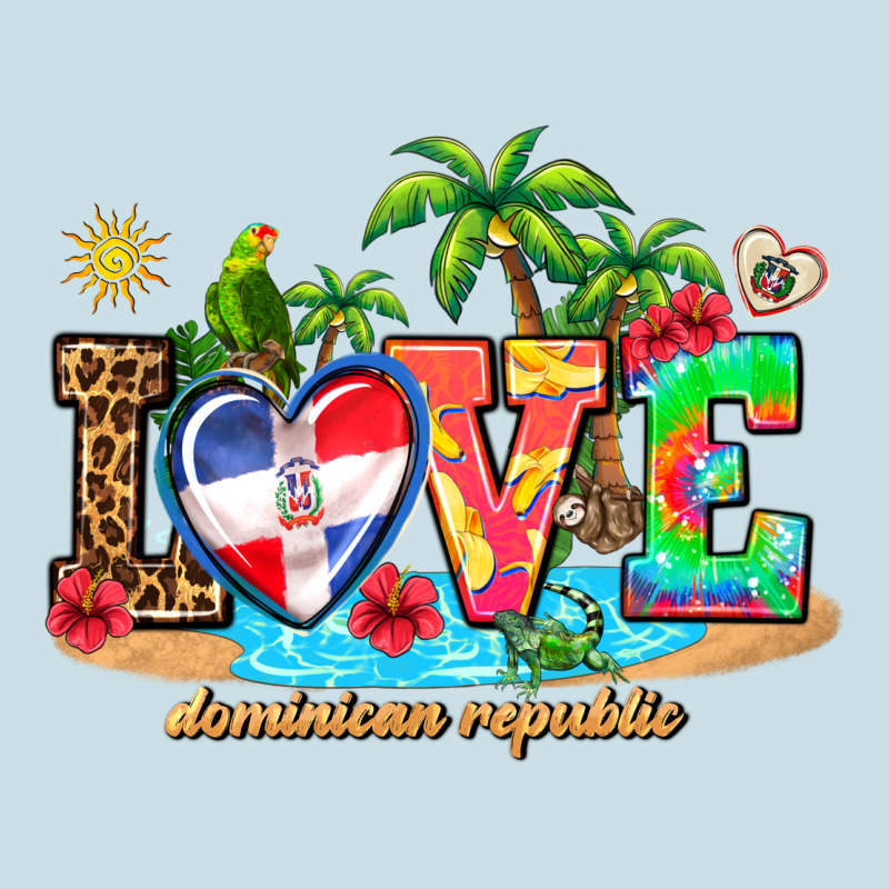 Love Dominican Republic Ladies Tee by AdoDesignShop | Teevron