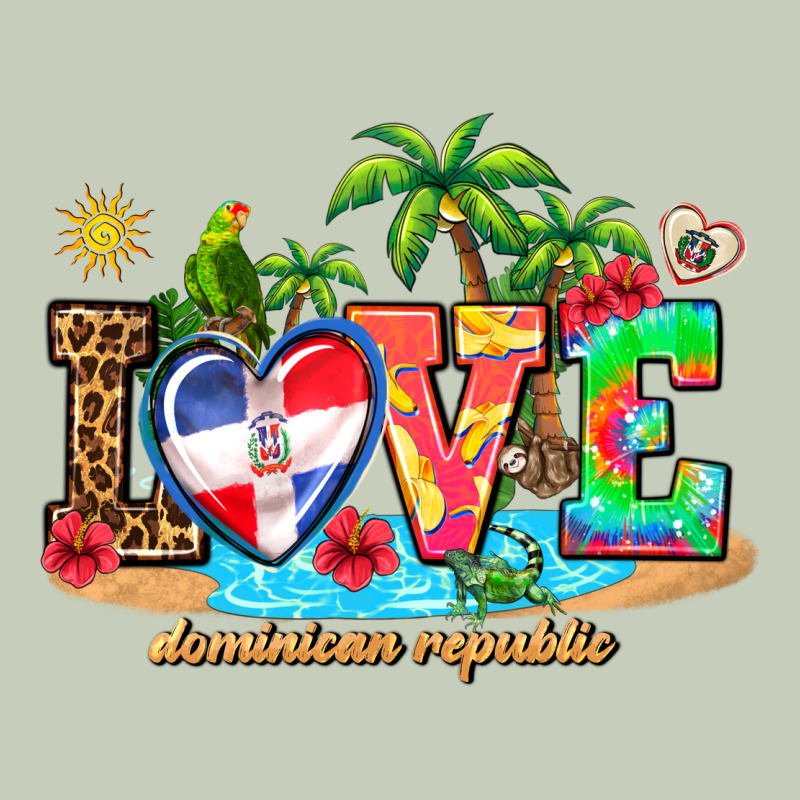 Love Dominican Republic Ladies Tee by AdoDesignShop | Teevron