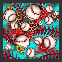 baseball leopard turquoise sunflower seamless pattern | Teevron