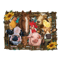 Western Farm Animals Ladies Tee | Teevron