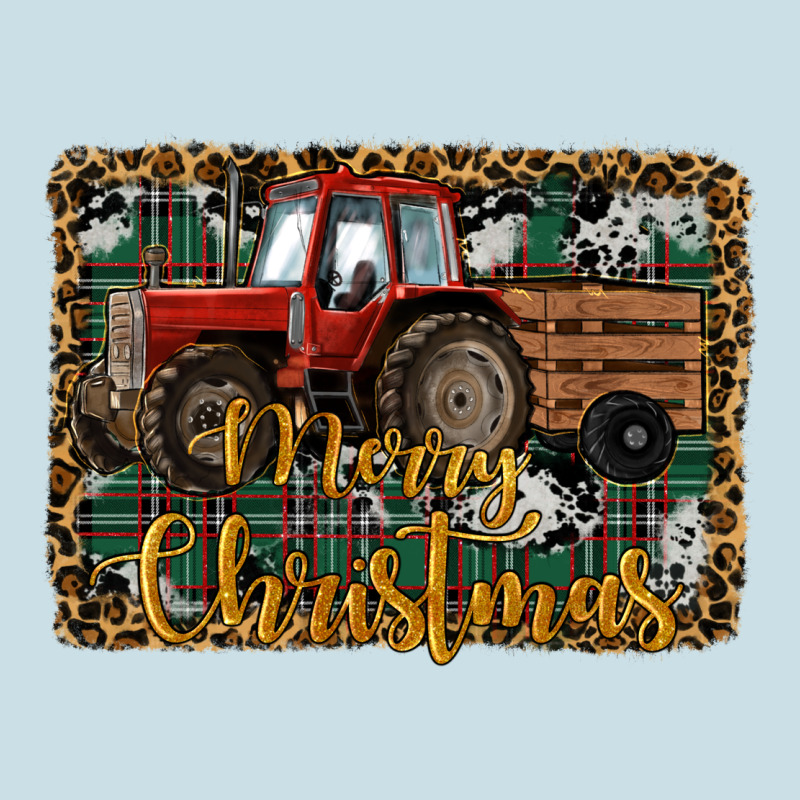 Merry Christmas Tractor Ladies Tee by RanaPortraitStore | Teevron