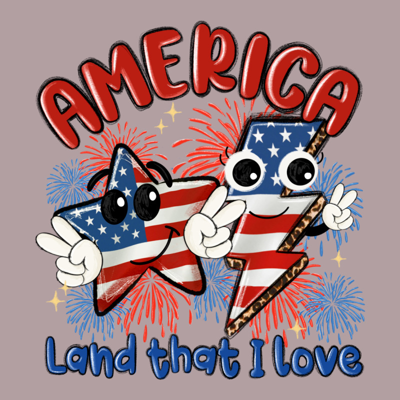 America Land That I Love Vintage Hoodie by MaliasSmallBusiness | Teevron