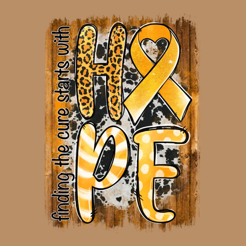 Finding The Cure Starts With Hope Childhood Cancer Awareness  With Bac Vintage Hoodie by Jasminsmagicworld | Teevron