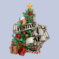 Festive Af Christmas Middle Finger Long Sleeve Tee | Teevron