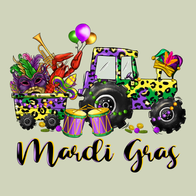 Mardi Gras Tractor Heavyweight Hoodie by CowGirlArtShop | Teevron