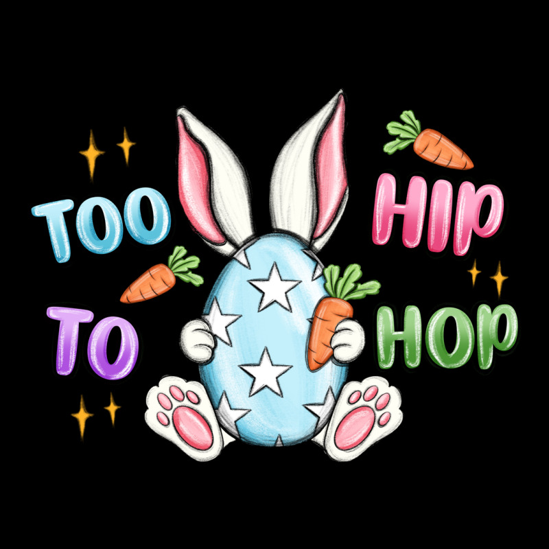 Too Hip To Hop Easter Urban Heavy Tee by MaliasSmallBusiness | Teevron