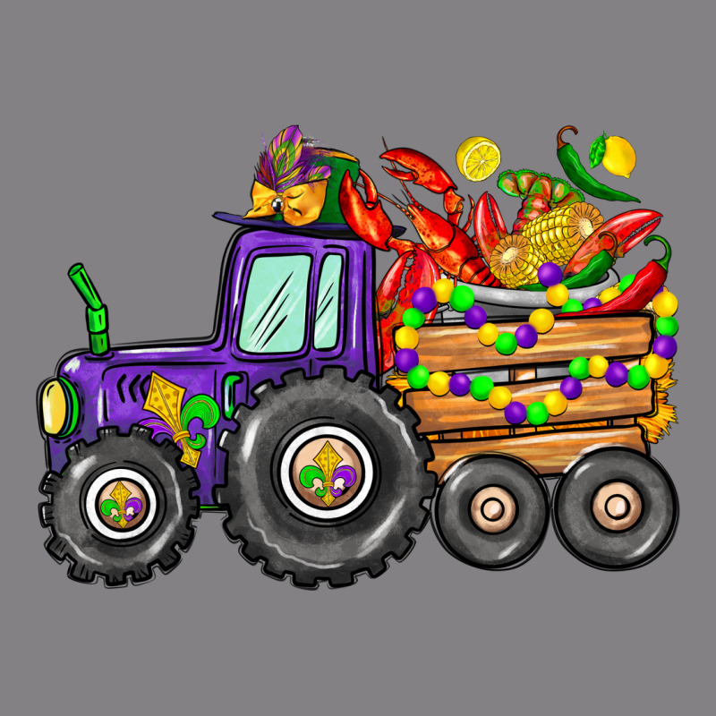 Mardi Gras Tractor Heavyweight Hoodie by CowGirlArtShop | Teevron